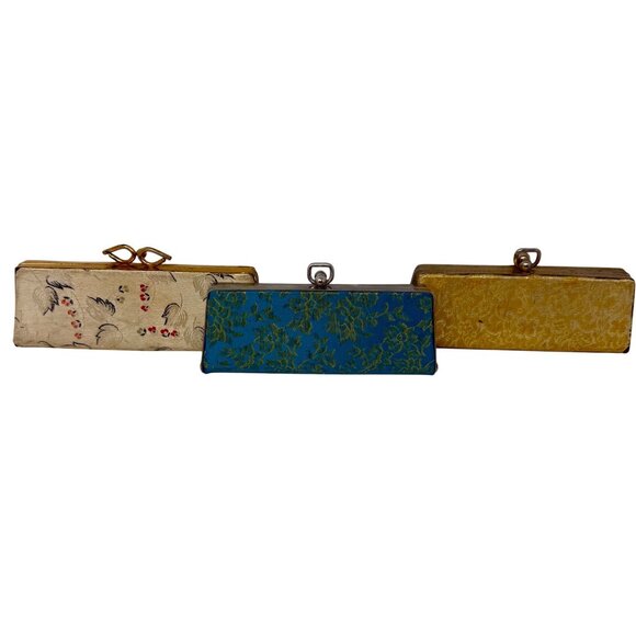 Vtg‎ Eyeglass Cases Collection 25 Pcs Patterns Colors Fabric Vinyl 50's - 70's - Picture 4 of 11